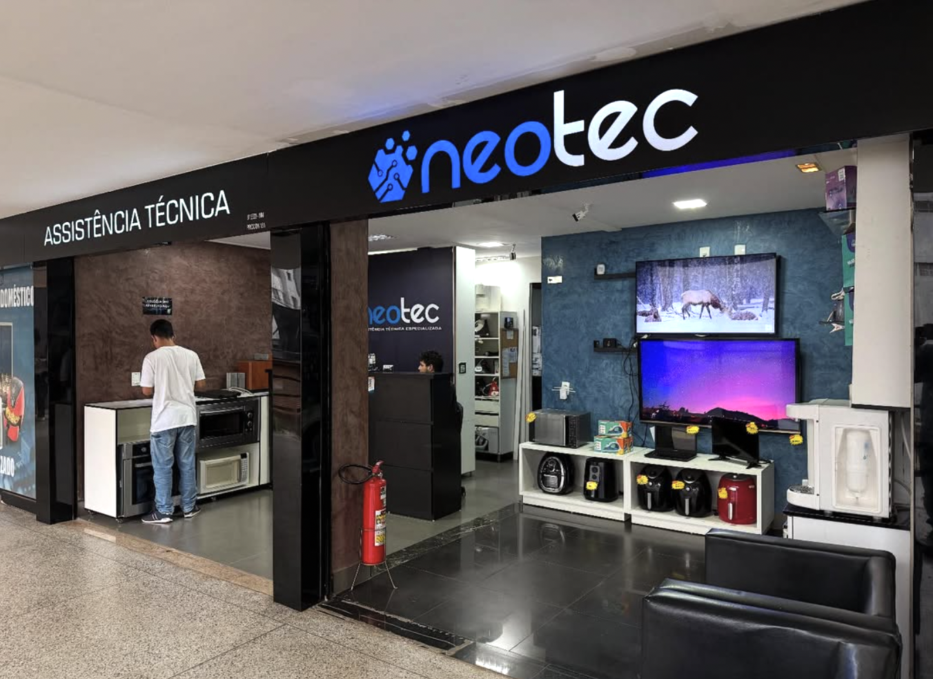 Atendimento personalizado na Neotec